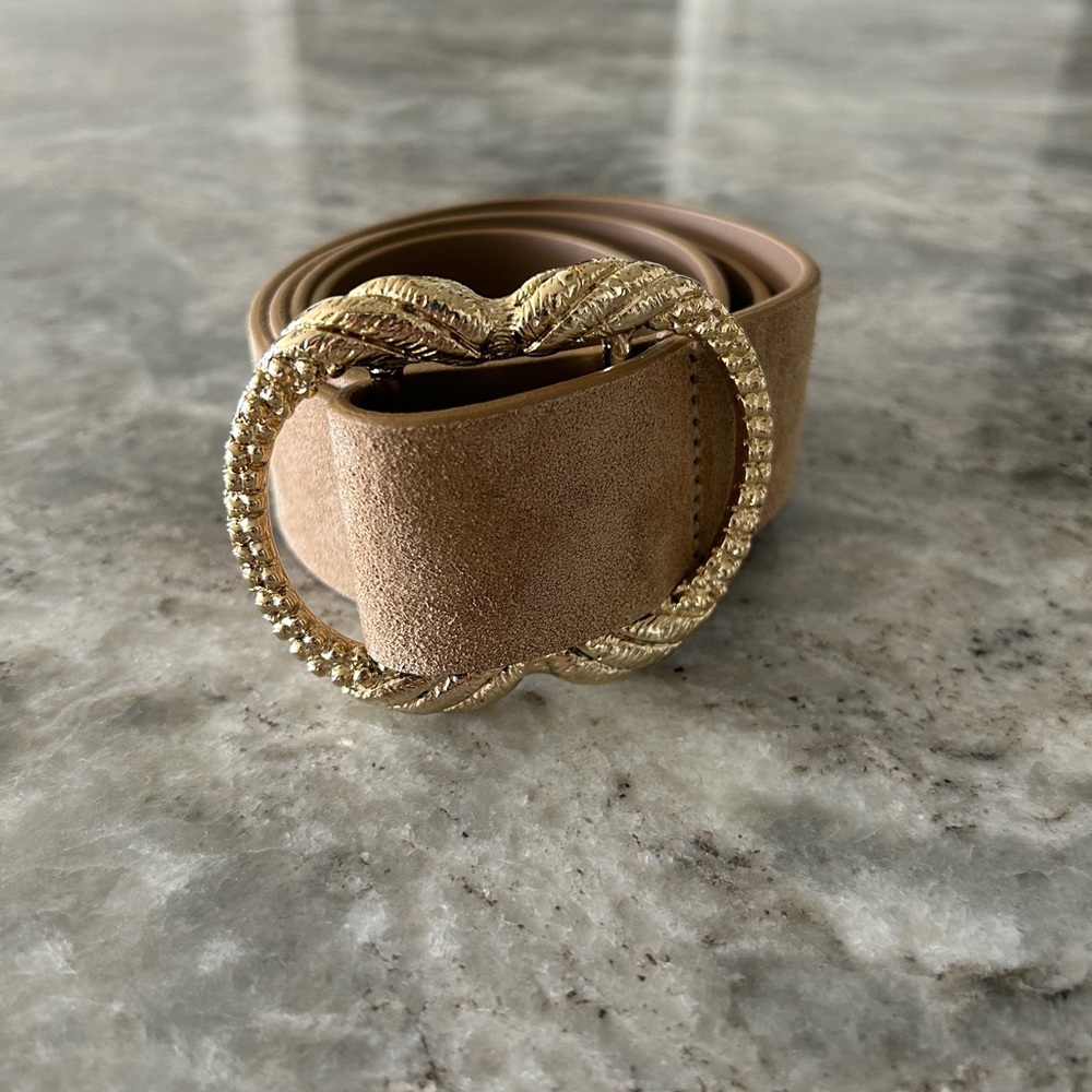 Sezane Artemis Belt Size 90 Kaki
